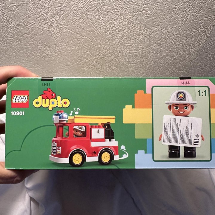 Лего Duplo, пожарный+ китайский набор пожарный 2в1