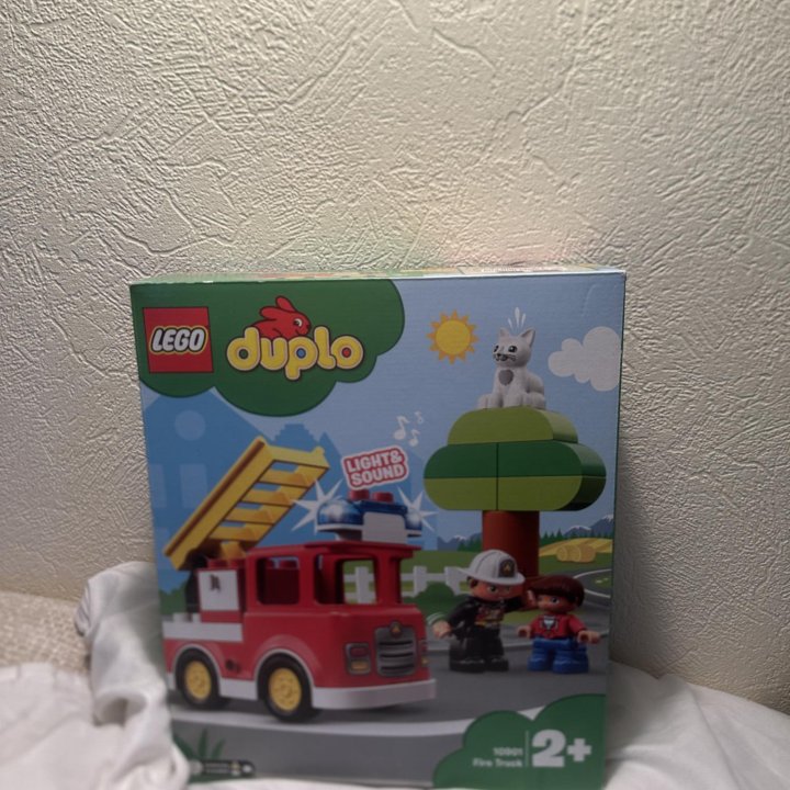 Лего Duplo, пожарный+ китайский набор пожарный 2в1