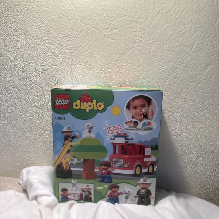 Лего Duplo, пожарный+ китайский набор пожарный 2в1