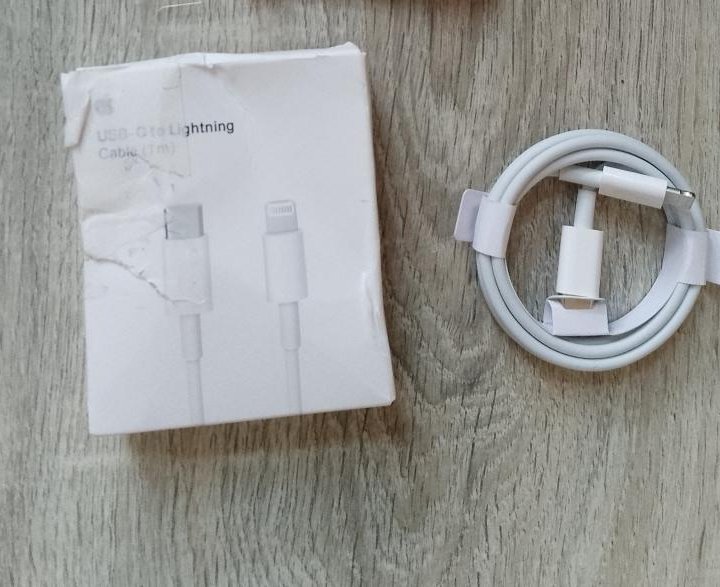 Кабель для зарядки iPhone lightning на usb-c