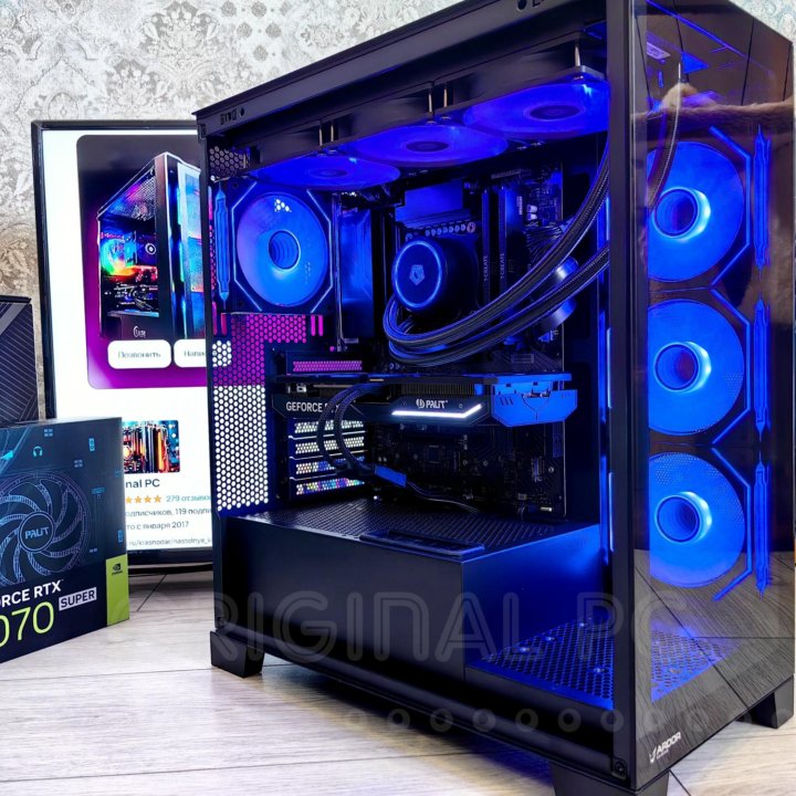 14700, RTX 4070 Super, 8000Gb. Новый, мощный ПК