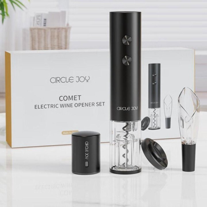 Винный набор Circle Joy Comet Electric Wine Opener