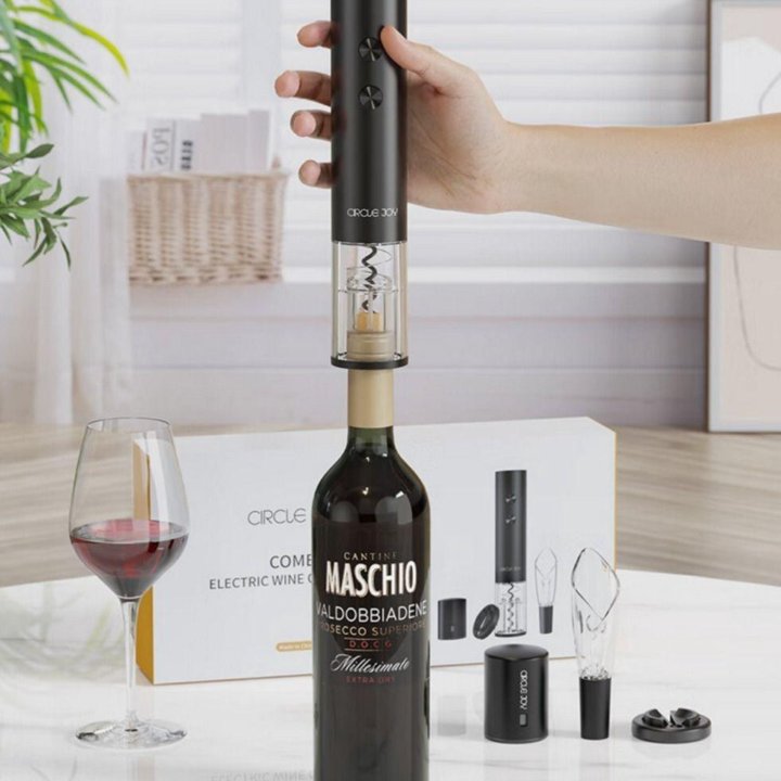 Винный набор Circle Joy Comet Electric Wine Opener