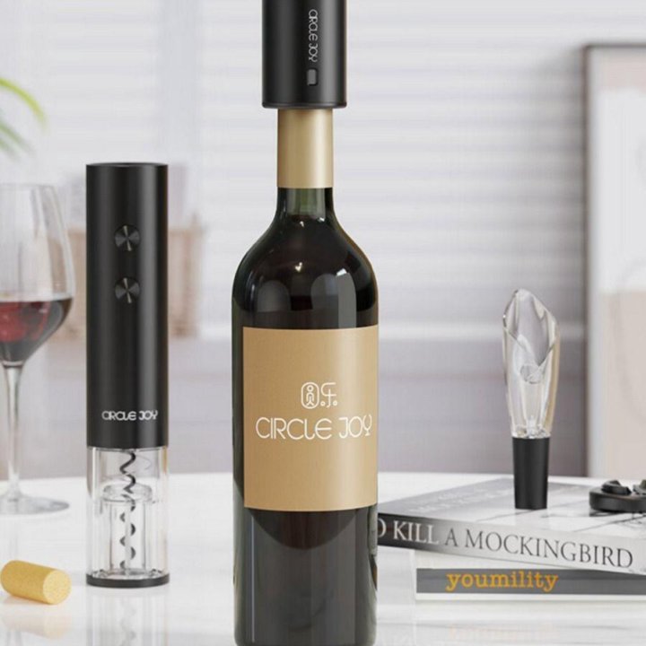 Винный набор Circle Joy Comet Electric Wine Opener