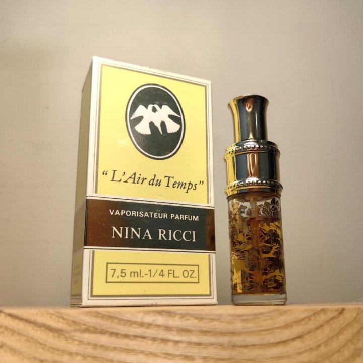 Духи Nina Ricci L'Air du Temps 7,5 мл винтаж 1985 года спрей