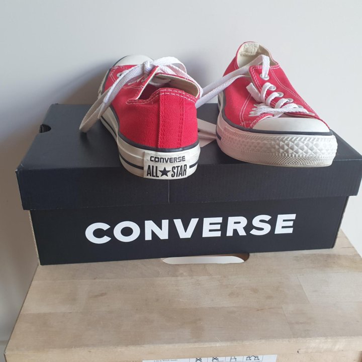 Кеды converse ALL star красные низкие M9696C