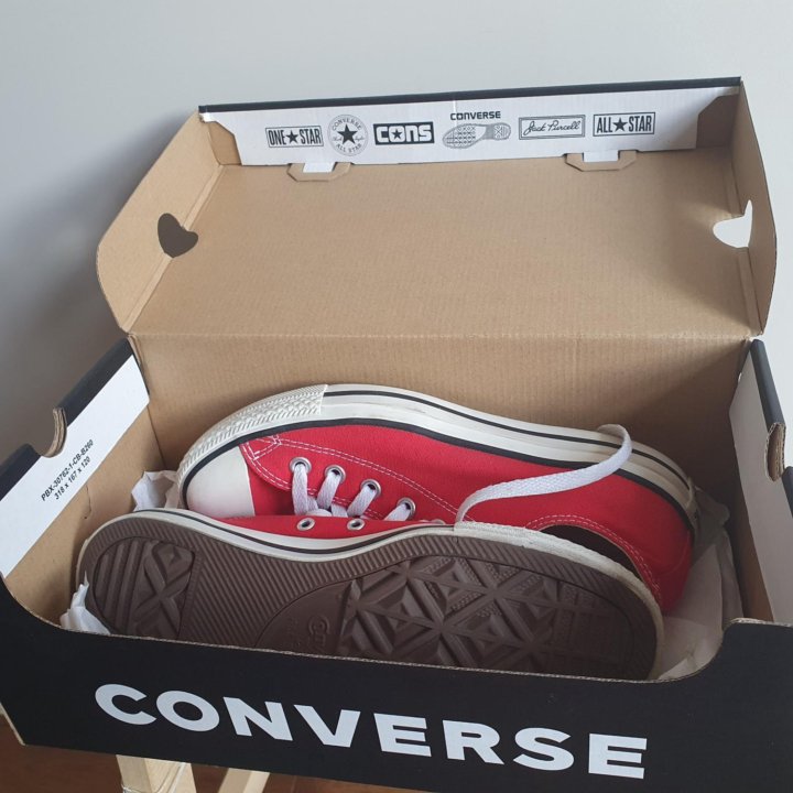 Кеды converse ALL star красные низкие M9696C