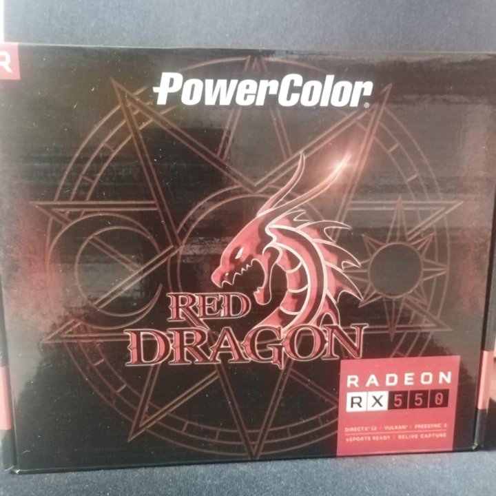 AMD Radeon Power Color rx550 4gb