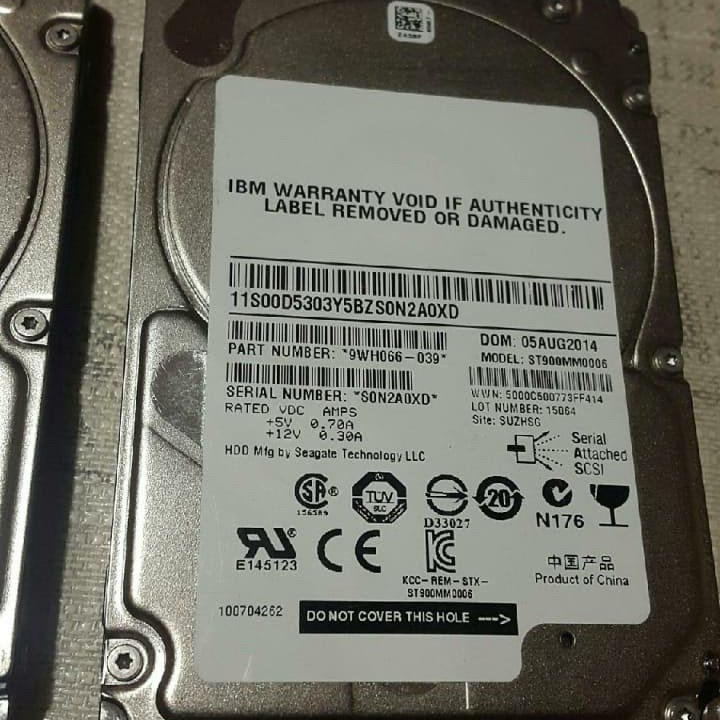 Жесткие диски 900GB. 2.5 SAS