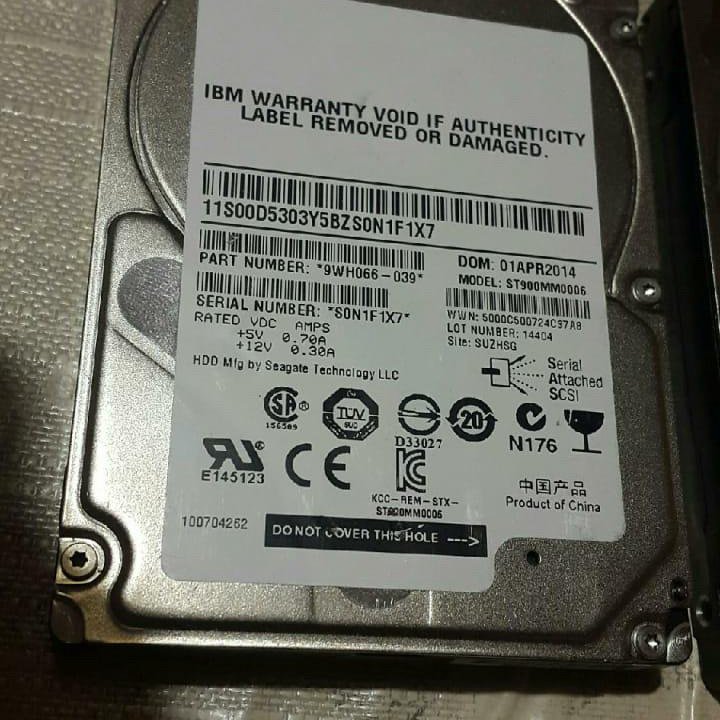 Жесткие диски 900GB. 2.5 SAS