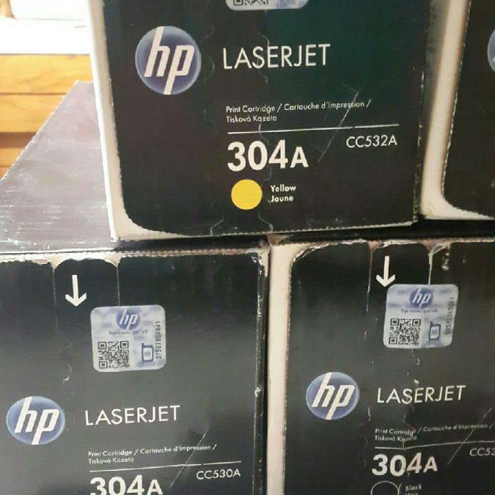 Картриджи для принтера. HP 304A Все цвета. Новые