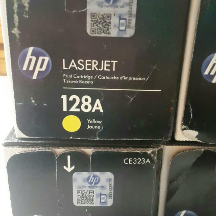 Новые картриджи для принтера. HP 128A