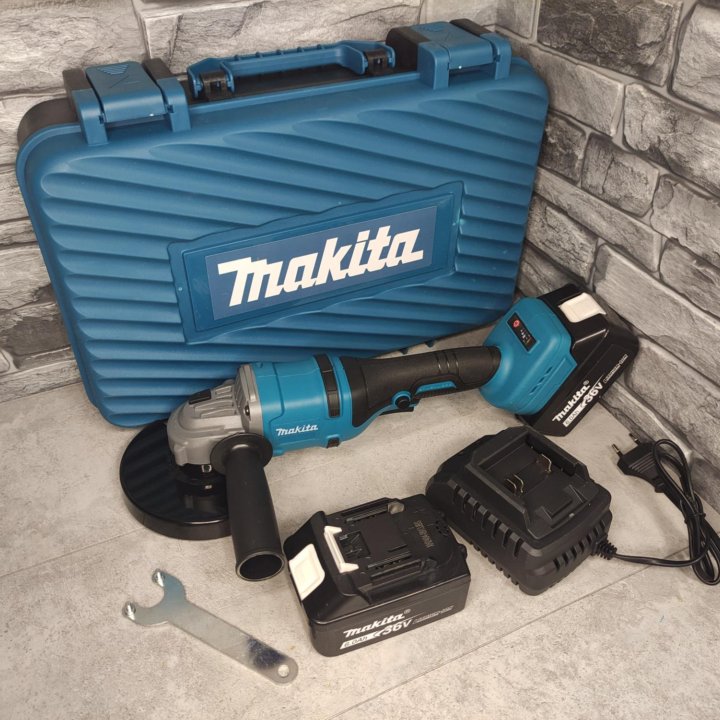 Аккумуляторная болгарка Makita УШМ-125мм (новая)