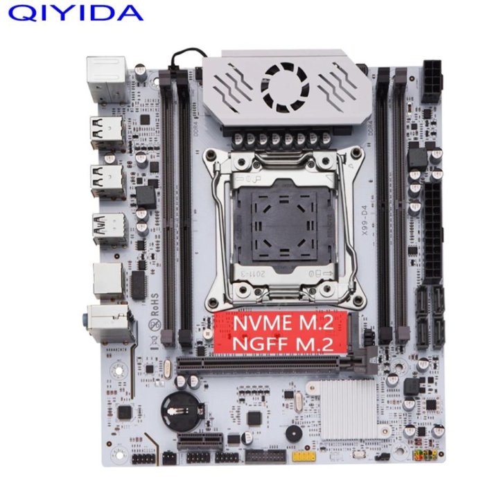 Материнская плата LGA2011v3 QIYIDA X99 DDR4