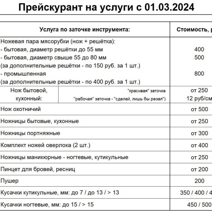 Заточка инструмента. Ремонт маникюрных аппаратов