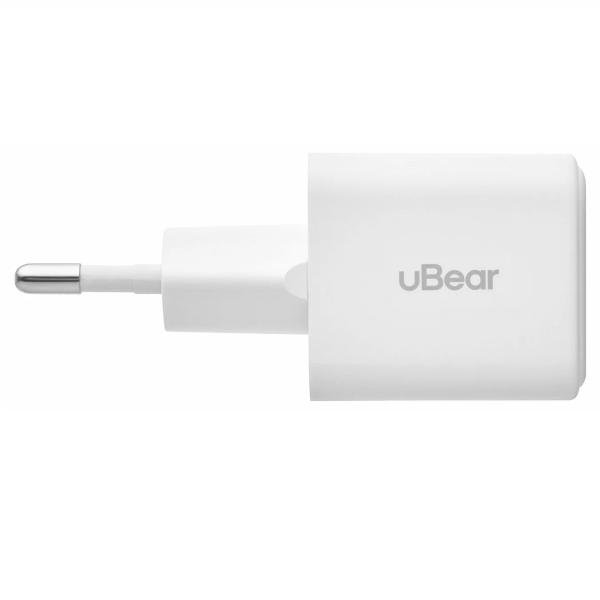 СЗУ uBear Bridge 30W GaN USB-C (WC25WHPD30-C) Белый