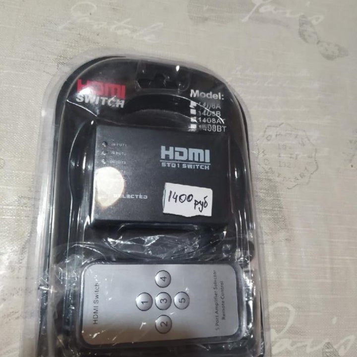 HDMI Splitter switch 3в1. С пультом