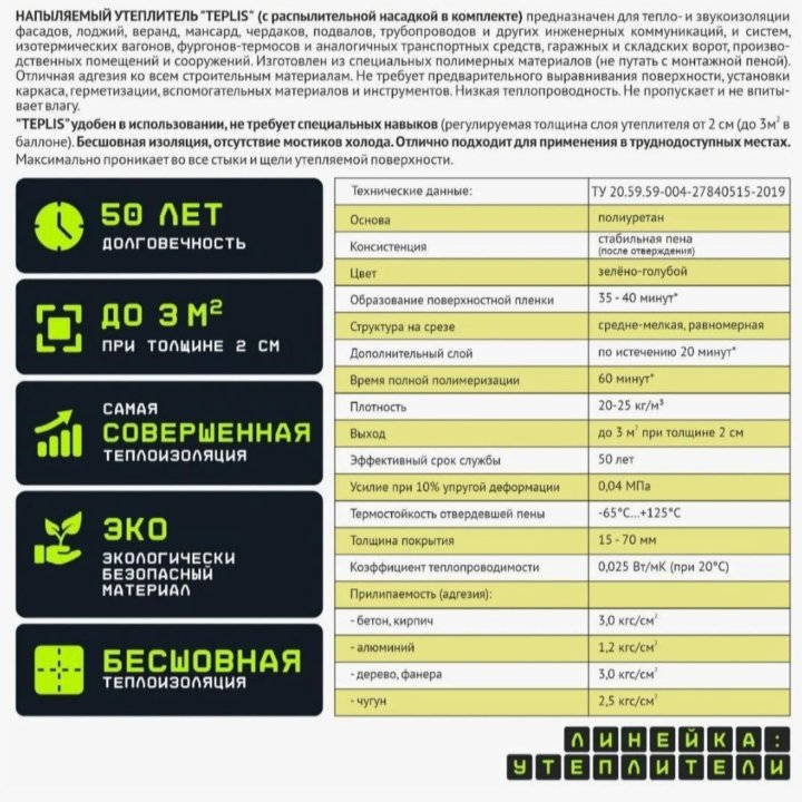 Напыляемый утеплитель Tris бытовой 1л×12шт.