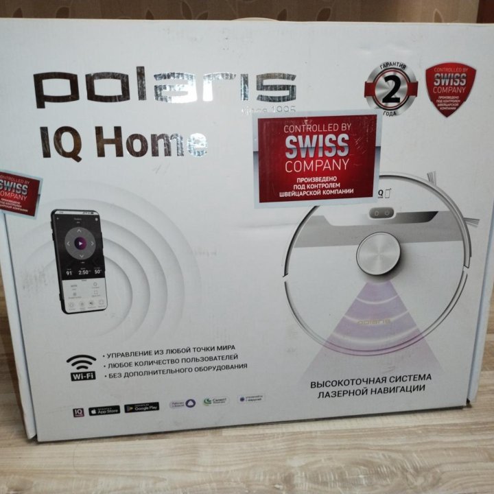 Новый робот-пылесос Polaris PVCR 6001 W-Fi IQ Home