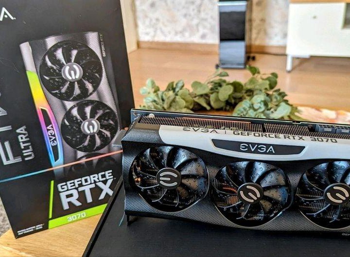 Видеокарта evga rtx 3070 FTW3 ultra LHR