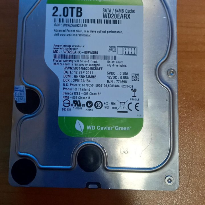 Жесткий Диск WD Western Digital