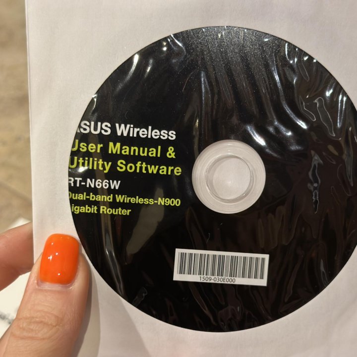 Диск Asus Wireless User Manual & Utility RT-N66W