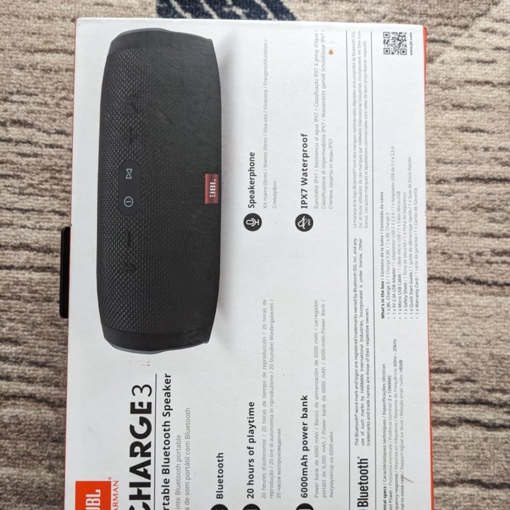 Колонка jbl charge 3