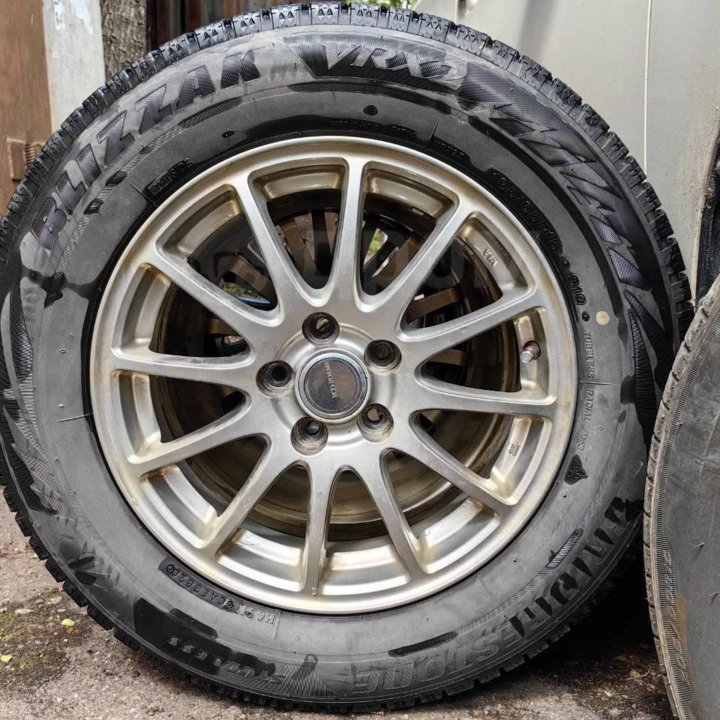 Диски EcoForme SE-12, шины Blizzak VRX2 195/65 R15