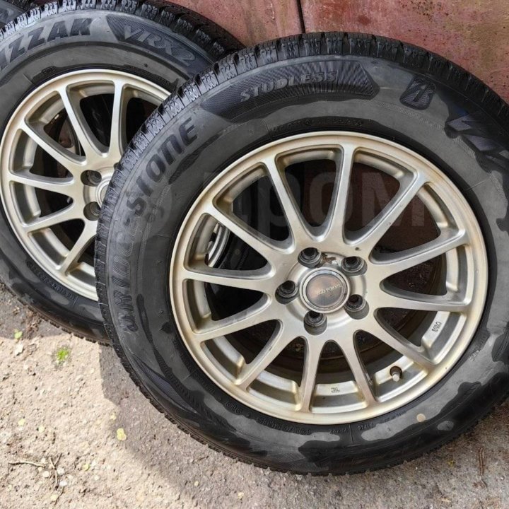 Диски EcoForme SE-12, шины Blizzak VRX2 195/65 R15