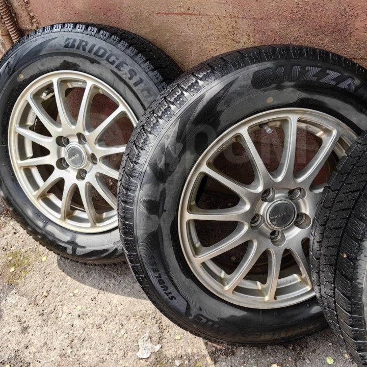 Диски EcoForme SE-12, шины Blizzak VRX2 195/65 R15