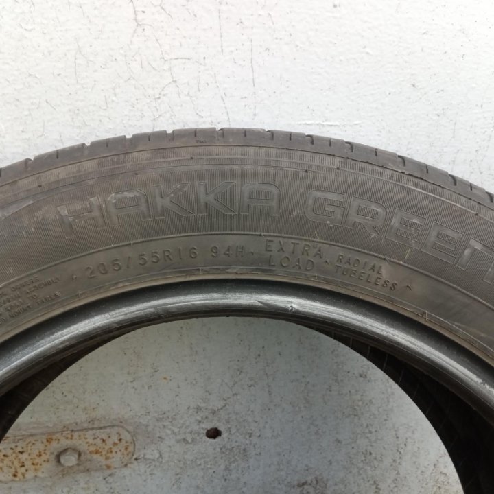 Шины Nokian и Hankook 205/55 R16 2шт.