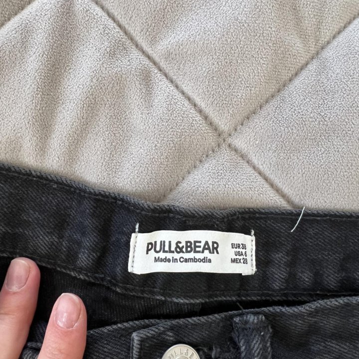 джинсовые шорты Pull&bear