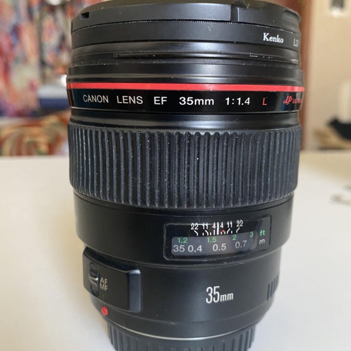 Объектив Canon 35 1.4 L + поляризационный фильтр