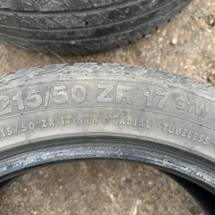 2шт. 215/50 R17 BARUM ЛЕТО