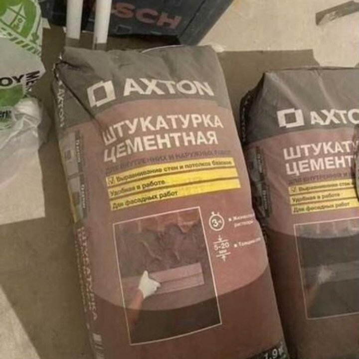 Штукатурка цементная Axton 25 кг