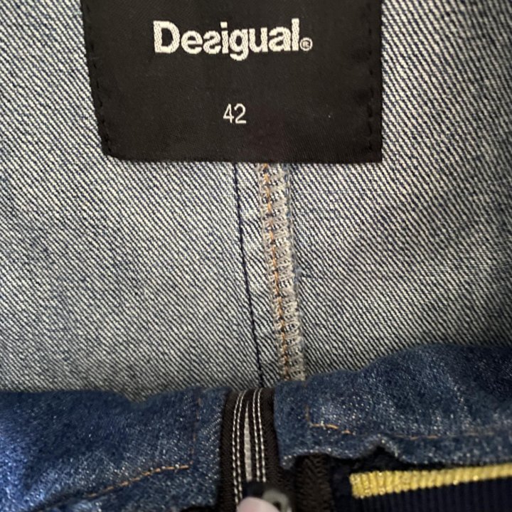 Desigual бомбер джинсовый