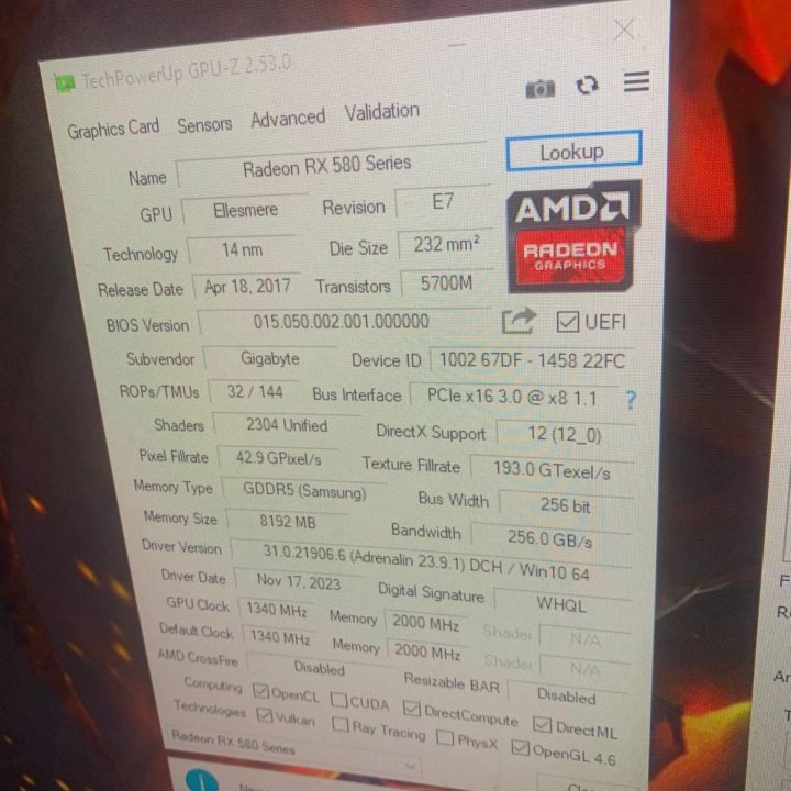 Rx 580 8 gb