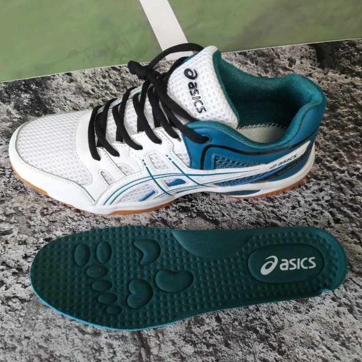 Кроссовки теннис Asics 41-45 артикул 2219 бел син