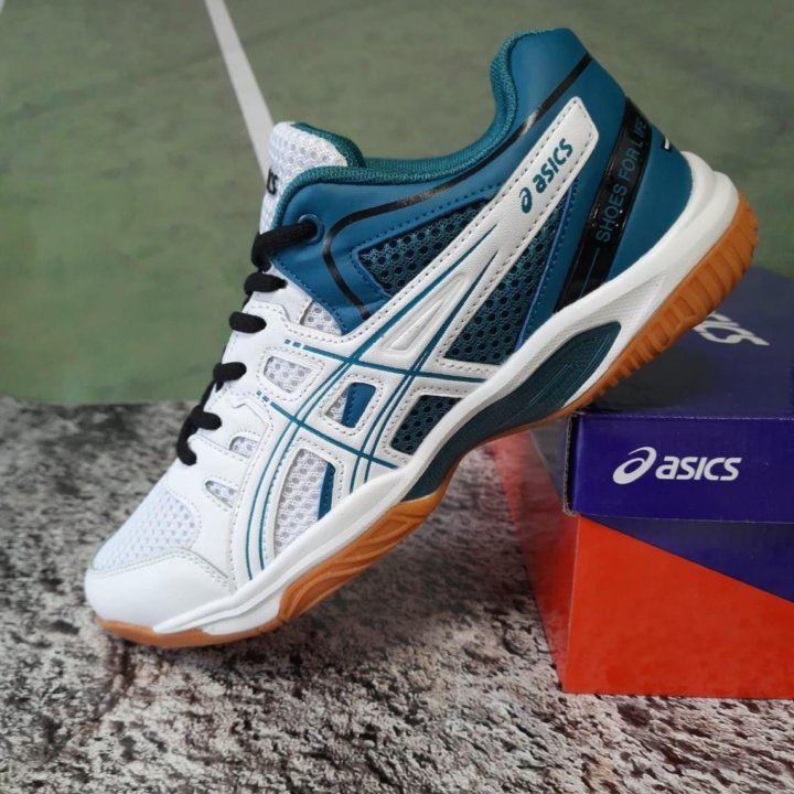 Кроссовки теннис Asics 41-45 артикул 2219 бел син