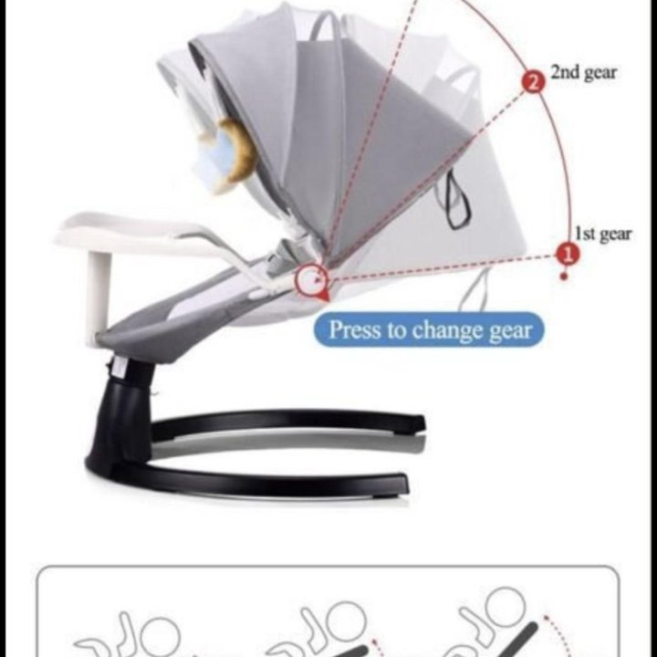 электрокачели для новорожденных