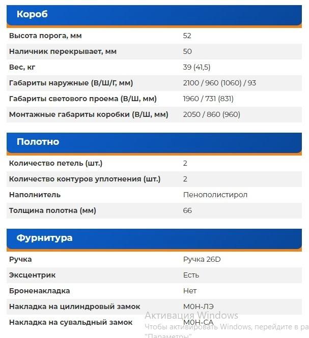 Дверь металлическая Титан