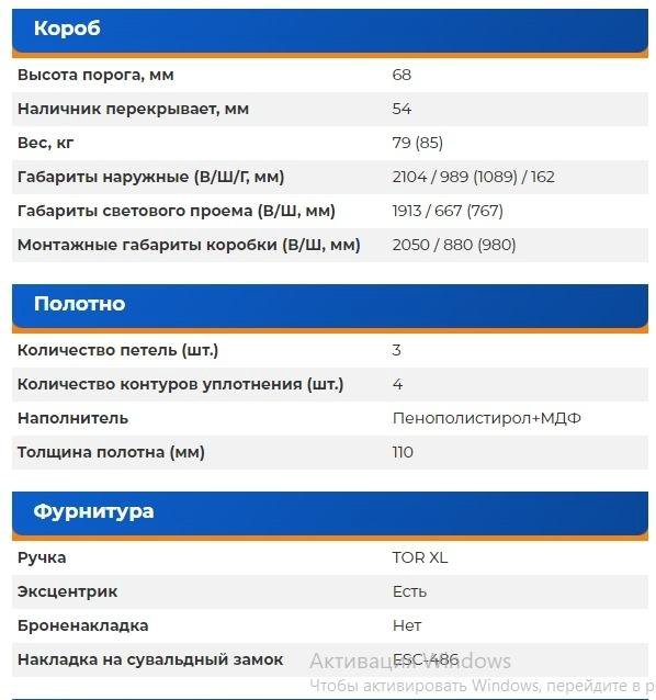 Дверь металлическая с терморазрывом Винтер