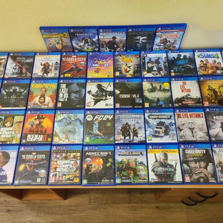 PS4: Ведьмак 3, Hogwarts Legacy, SnowRunner, Spyro