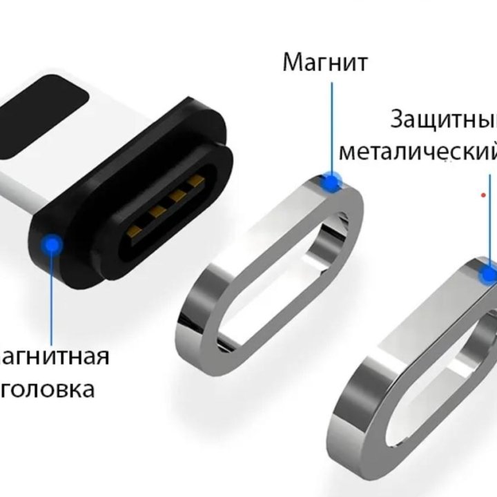 Новай магнитный коннектор/наконечник 4 pin Ugreen