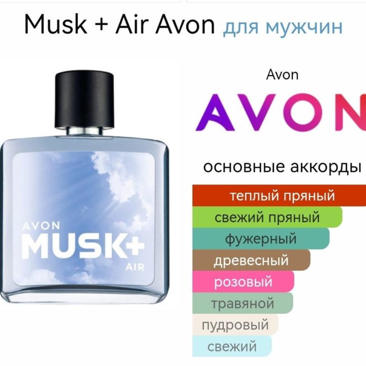 Туалетная вода мужская Avon Muck+