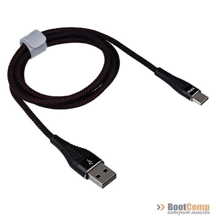 Кабель TFN USB Type-C - USB, 1 метр, черный (TFN-CFZUSBCUSB1MBK)