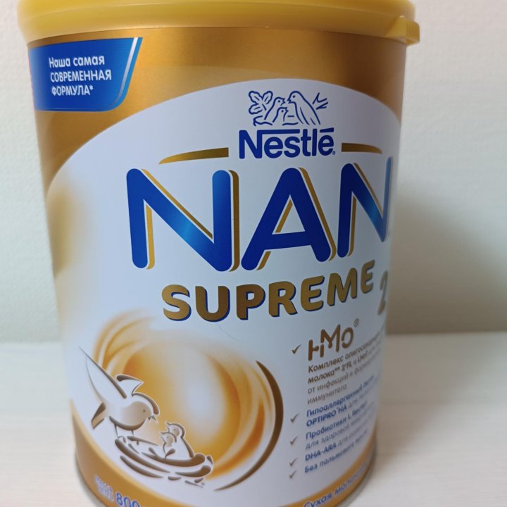 Детская молочная смесь NAN supreme 2