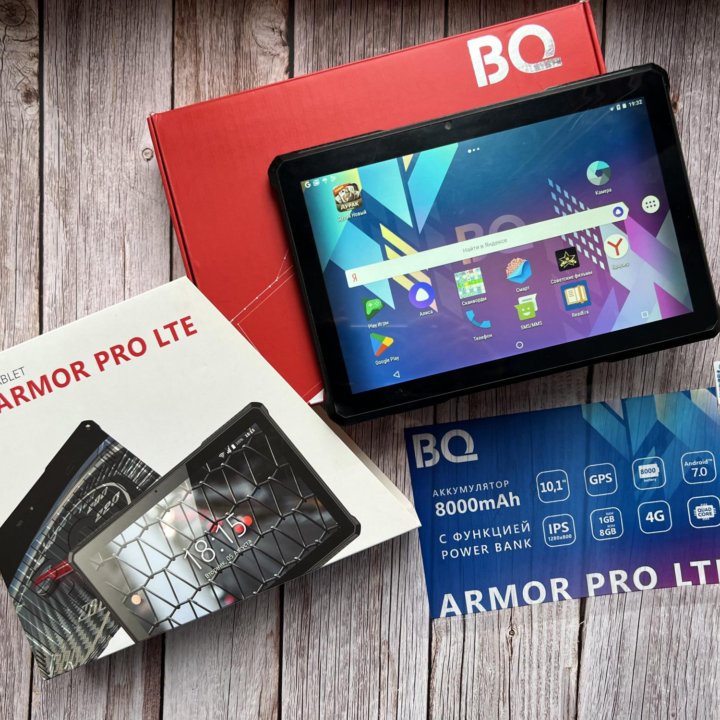 Планшет bq-1077l Armor pro LTE