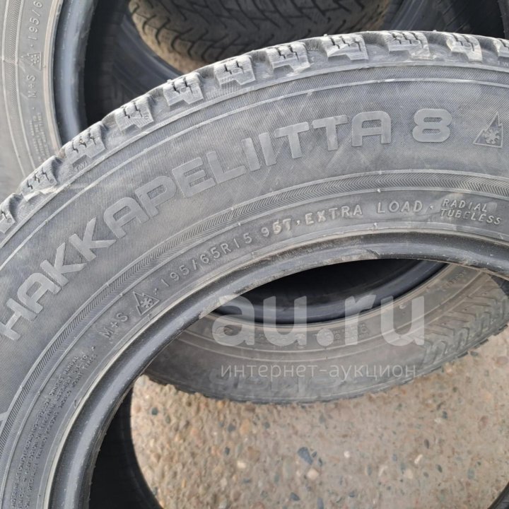 195/65/15 Nokian TYRES Hakkapeliitta-8 (шипы)