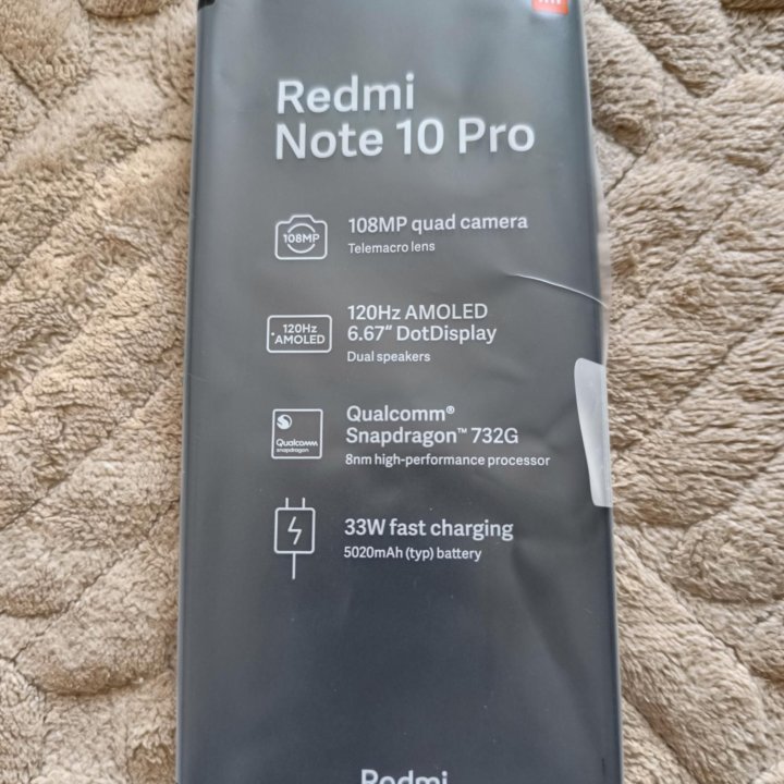 Redmi Note 10 Pro Onyx Gray 8GB RAM 128GB ROM